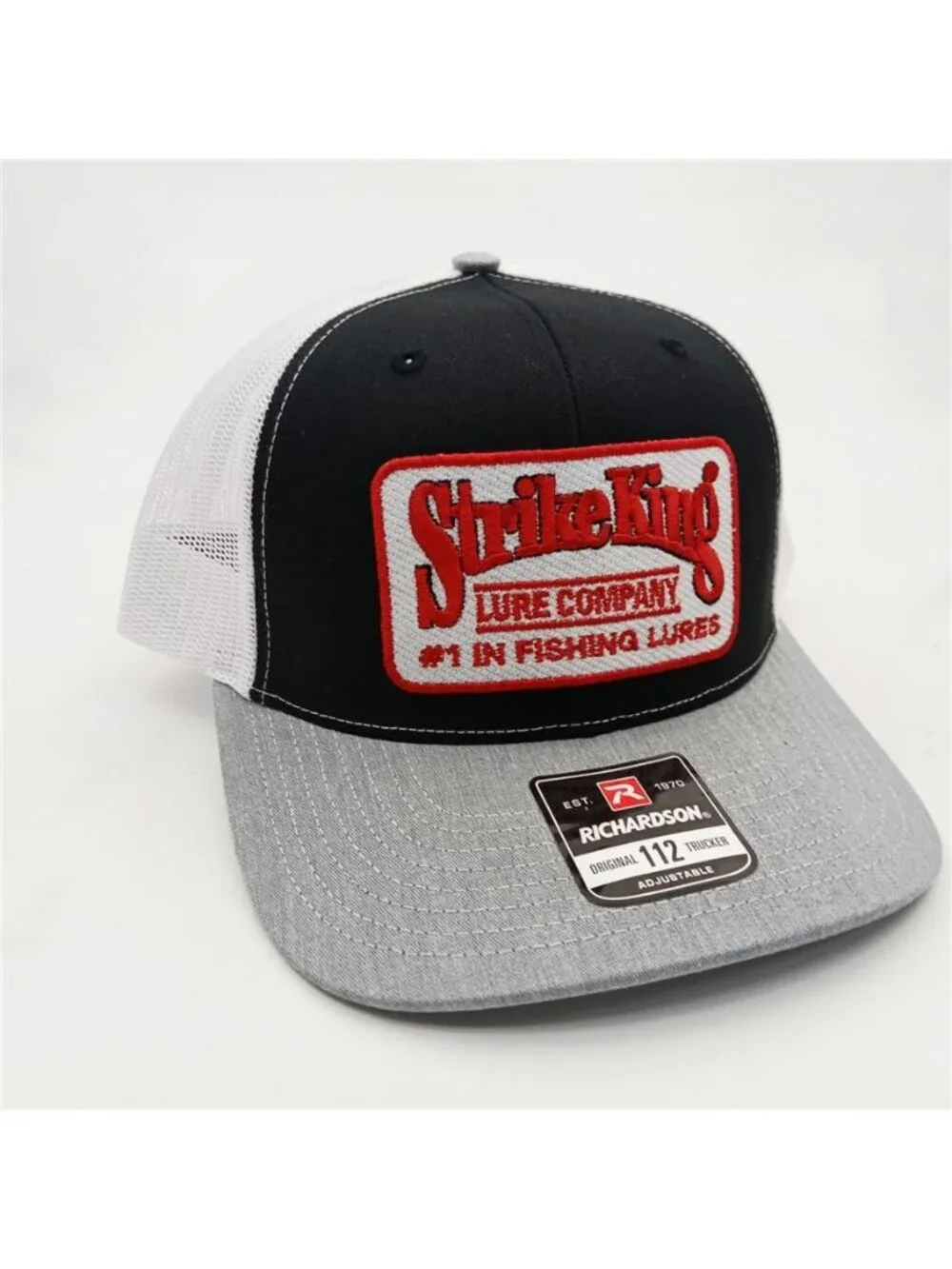 Retro Strike King Trucker Hat Vintage Fishing Lure Patch Richardson 112 Anglers